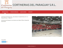 Tablet Screenshot of cortinerias.com